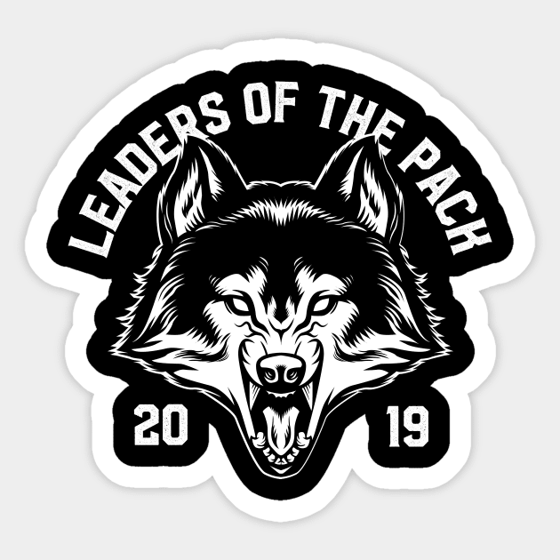 lead the pack Sticker by janvimar